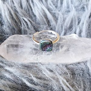 Rainbow DRUZY adjustable ring ✨ TRENDY BOHO